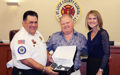 St. Lucie County Fire District welcomes donation of 17 ring cracker devices, silicone rings